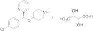 2-[(S)-(4-Chlorophenyl)(4-piperidinyloxy)methyl]pyridine L-Tartrate