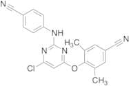 4-[[6-Chloro-2-[(4-cyanophenyl)amino]-4-pyrimidinyl]oxy]-3,5-dimethylbenzonitrile (Etravirine Impu…