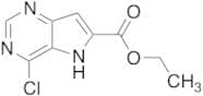 4-Chloro-5H-pyrrolo[3,2-d]pyrimidine-6-carboxylic Acid Ethyl Ester