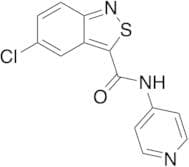 5-​Chloro-​N-​4-​pyridinyl-2,​1-​Benzisothiazole-​3-​carboxamide