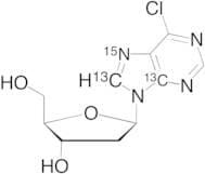 6-Chloropurine 2'-deoxy-β-D-ribofuranoside-13C,15N