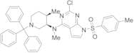 2-Chloro-N-methyl-7-[(4-methylphenyl)sulfonyl]-N-[(3R,4R)-4-methyl-1-(triphenylmethyl)-3-piperidin…
