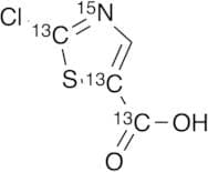 2-Chloro-5-thiazolecarboxylic Acid-13C3,15N