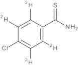 4-Chlorothiobenzamide-2,3,5,6-d4
