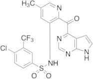 4-Chloro-N-[5-methyl-2-[7H-pyrrolo[2,3-d]pyrimidine-4-carbonyl]-3-pyridyl]-3-(trifluoromethyl)benz…