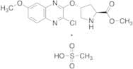 (2S,4R)-4-((3-Chloro-7-methoxyquinoxalin-2-yl)oxy)-2-(methoxycarbonyl)pyrrolidinium Methanesulfona…
