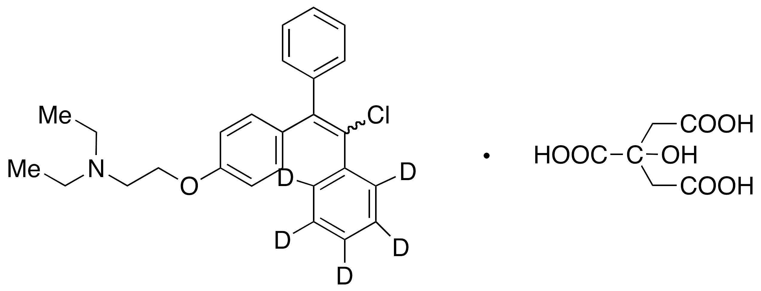 Clomiphene-d5 Citrate