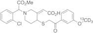 cis-Clopidogrel-MP-13C,d3 Derivative(Pair of Enantiomers)