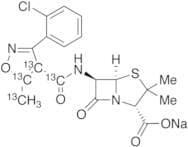 Cloxacillin-13C4 Sodium Salt
