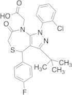 1-(2-Chlorophenyl)-3-(1,1-dimethylethyl)-4-(4-fluorophenyl)-1,4,6,7-tetrahydro-7-oxo-8H-pyrazolo[3…