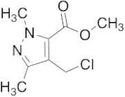 4-​(Chloromethyl)​-​1,​3-​dimethyl-​1H-​pyrazole-​5-​carboxylic Acid Methyl Ester