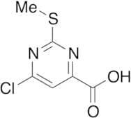6-Chloro-2-(methylthio)-4-pyrimidinecarboxylic Acid