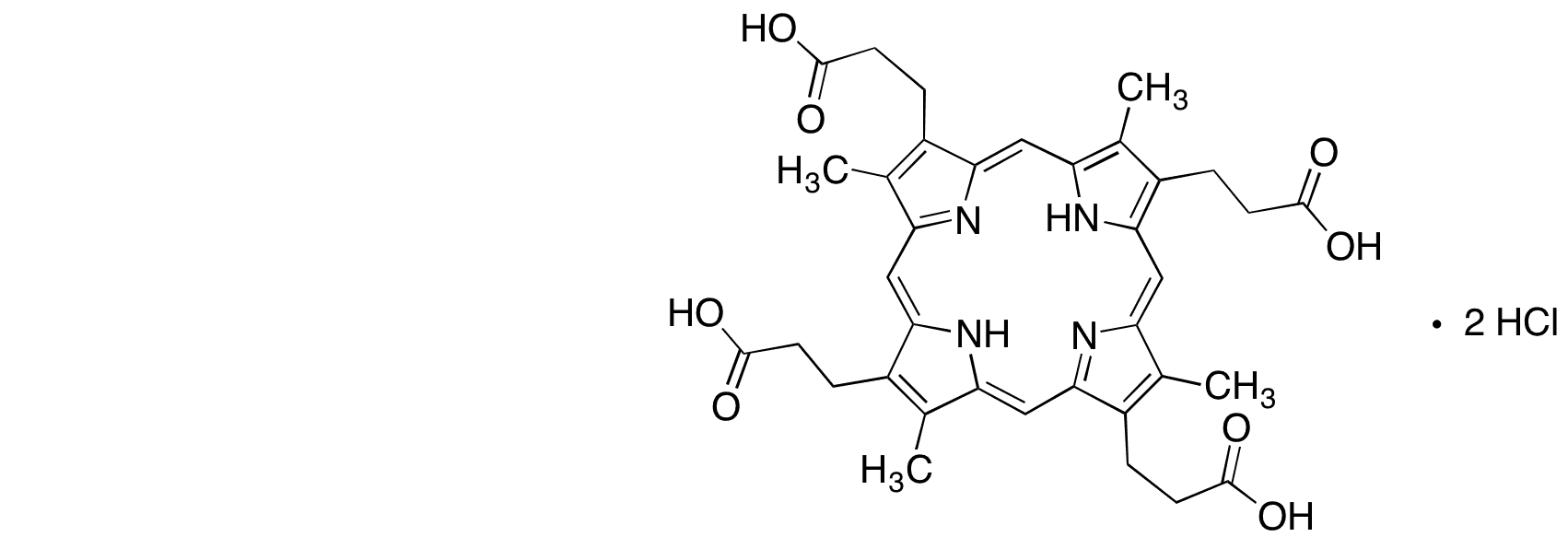 Coproporphyrin I Dihydrochloride (>80%) (contains Coproporphyrin lll)