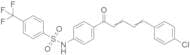 N-[4-[5-(4-Chlorophenyl)-1-oxo-2,4-pentadien-1-yl]phenyl]-4-(trifluoromethyl)benzenesulfonamide