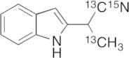 2-(1-Cyanoethyl)indole-13C215N