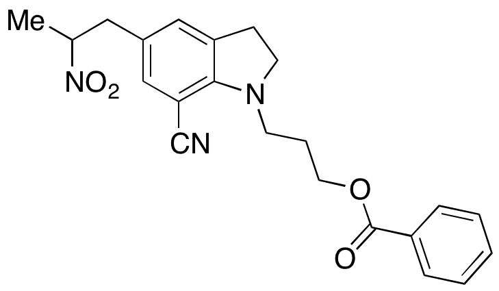 3-(7-Cyano-5-(2-nitropropyl)indolin-1-yl)propyl Benzoate