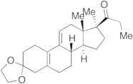(17b)-cyclic 3-(1,2-ethanediyl acetal)17-methyl-17-(1-oxopropyl)-estra-5(10),9(11)-dien-3-one