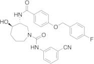 (3R,4R)-N-(3-Cyanophenyl)-3-[[4-[(4-fluorophenyl)methoxy]benzoyl]amino]hexahydro-4-hydroxy-1H-azep…