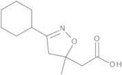 3-Cyclohexyl-4,5-dihydro-5-methyl-5-isoxazolyl Acetic Acid
