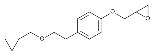 [[4-[2-(Cyclopropylmethoxy)ethyl]phenoxy]methyl]oxirane