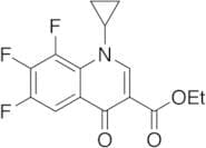 1-Cyclopropyl-6,7,8-trifluoro-1,4-dihydro-4-oxo-3-quinolinecarboxylic Acid Ethyl Ester