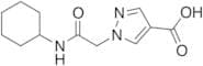 1-[2-(Cyclohexylamino)-2-oxoethyl]-1H-pyrazole-4-carboxylic Acid