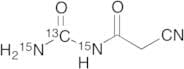 Cyanoacetylurea-13C,15N2
