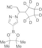 β-Cyclopentyl-4-(4,4,5,5-tetramethyl-1,3,2-dioxaborolan-2-yl)-1H-pyrazole-1-propanenitrile-d8