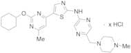 5-(2-(Cyclohexyloxy)-6-methylpyrimidin-4-yl)-N-(5-((4-methylpiperazin-1-yl)methyl)pyrazin-2-yl)thi…