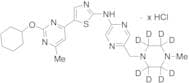 5-(2-(Cyclohexyloxy)-6-methylpyrimidin-4-yl)-N-(5-((4-methylpiperazin-1-yl)methyl)pyrazin-2-yl)thi…