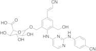 (2S,3R,4R,5S)-6-((2-((2-((4-Cyanophenyl)amino)pyrimidin-4-yl)amino)-5-((E)-2-cyanovinyl)-3-(hydrox…