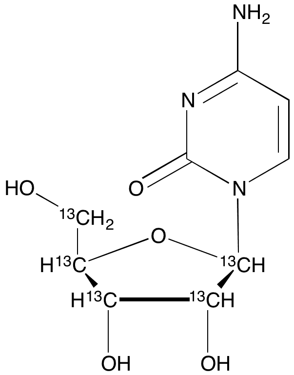 Cytidine-1',2',3',4',5'-13C5