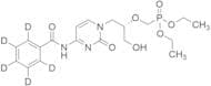 N-Benzoyl rac-Cidofovir Diethyl Phosphonate-D₅