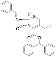 Diphenylmethyl (6R,7R)-3-(Iodomethyl)-8-oxo-7-[(phenylmethylene)amino]-5-thia-1-azabicyclo[4.2.0]o…