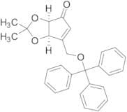 (3aR,6aR)-2,2-Dimethyl-6-((trityloxy)methyl)-3a,6a-dihydro-4H-cyclopenta[d][1,3]dioxol-4-one