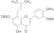 4-[7-[(1,1-Dimethylethyl)dimethylsilyl]oxy 8-(3-Methyl-2-buten-1-yl)cannflavin B