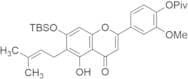 4-[7-[(1,1-Dimethylethyl)dimethylsilyl]oxy 6-(3-Methyl-2-buten-1-yl)cannflavin B