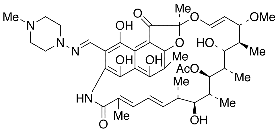 25-Deacetyl-23-acetyl Rifampicin (>85%)