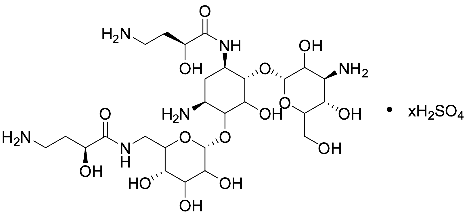 1,6'-Di-HABA Kanamycin A Sulfate Salt