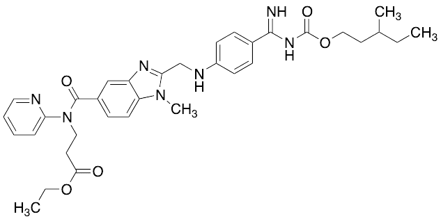 N-​[[2-​[[[4-​[Imino[[[(3-​methylpentyl)​oxy]​carbonyl]​amino]​methyl]​phenyl]​amino]​methyl]​-​1-…