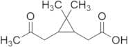 2-(2,2-Dimethyl-3-(2-oxopropyl)cyclopropyl)acetic Acid
