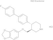 rac-trans-4-Defluoro-4-(4-fluorophenyl) Paroxetine Hydrochloride