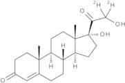 4-Pregnen-17α,21-diol-3,20-dione-21,21-d2