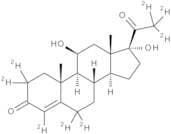 4-Pregnen-11β,17α-diol-3,20-dione-2,2,4,6,6,21,21,21-d8
