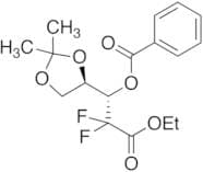 2-Deoxy-2,2-difluoro-4,5-O-isopropylidene-D-threo-pentonic Acid Ethyl Ester Benzoate