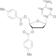 1-(2’-Deoxy-3’,5’-di-O-toluoyl-β-D-ribofuranosyl)-2-oxo-4-amino-1,2-dihydro-1,3,5-triazine-15N4