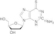 2'-Deoxy-6-thio Guanosine-13C, 15N2