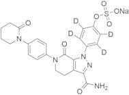 Apixaban Sulfonic Acid-d4 Sodium Salt