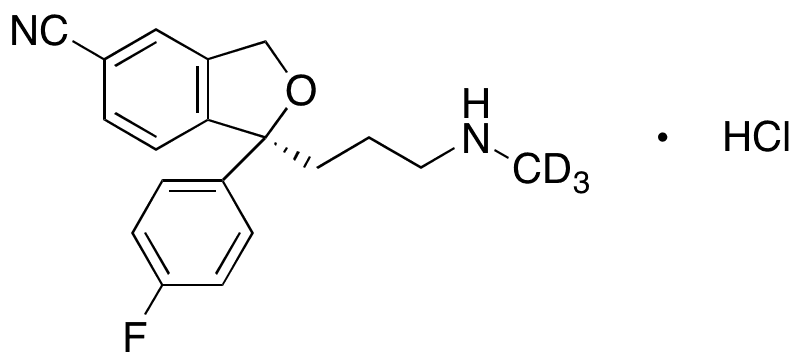(S)-N-Desmethyl Citalopram Hydrochloride-d3