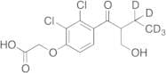 2-Desmethylene-2-hydroxymethyl Ethacrynic Acid-d5